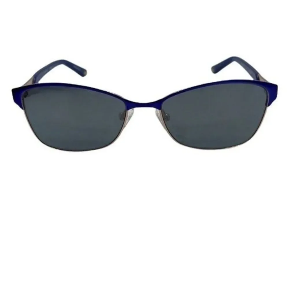 Bulova Nairobi Royal Blue Gold Top Rim  Eyeglasses Sunglasses